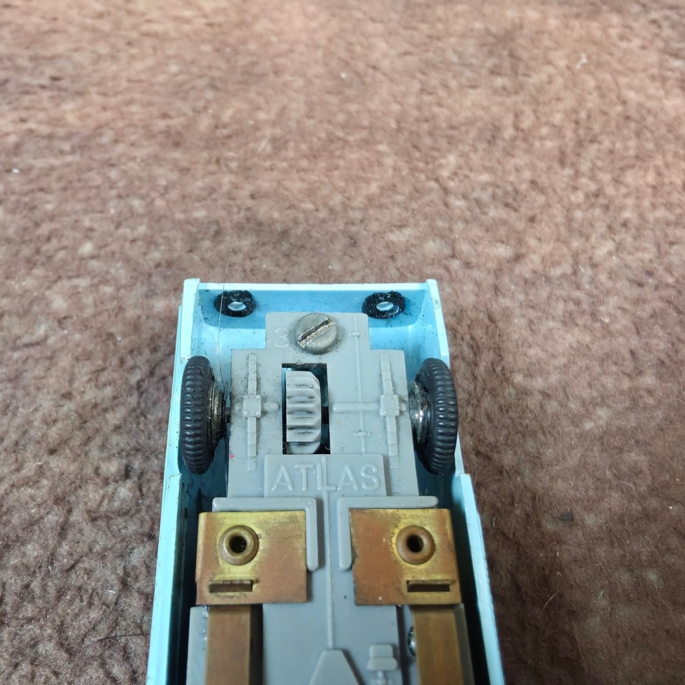 Atlas Slot Car HO Scale Light Blue Fair Vintage 1960s Racing Model - Picture 7 of 8